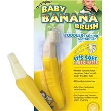 美国Babybanana香蕉宝宝牙刷/牙胶/婴儿磨牙棒/乳牙刷/2段/1岁起