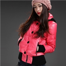 品牌女装折扣批发【漠飞雪】2012年冬装羽绒服分份走货批发