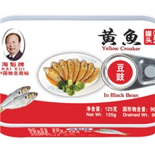 批发疏风解表清热豆豉黄鱼罐头除湿祛烦宣郁解毒125g
