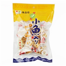 批发日本风味零食佳乃德小鱼花生小鱼干花生100g