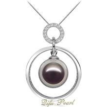 【祺福珍珠】供应18K中高档珍珠吊坠托批发加工厂家直销定制