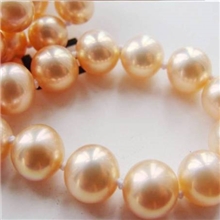 供应8.0-9.0近圆淡水珍珠项链天然淡水珍珠FWN-076