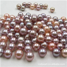 【诸暨珍珠】特价供应8mm天然淡水半孔珍珠散珠批发