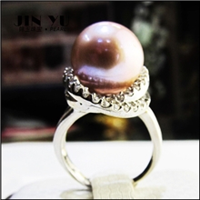 天然淡水珍珠戒指时尚简约指环珍珠饰品批发支持一件代发