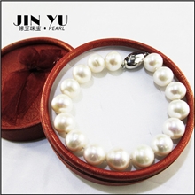 韩版饰品批发白色天然珍珠手链纯手工珠宝首饰礼品礼物首选