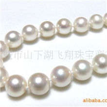 《精品》珍珠饰品|8-9MM圆形A级天然淡水珍珠项链FX1-Y08BAES