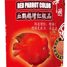 中国红高级血鹦鹉增色极品广州观赏鱼饲料