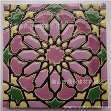 手工砖仿古花砖100*100MM欧式风格小花片地砖腰线背景墙砖楼梯砖