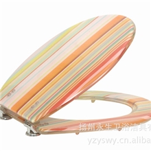 厂家直销回报社会特价推出树脂马桶盖红条纹1500套不锈钢铰链