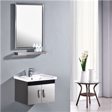 【企业集采】佛山意轩卫浴室柜组合0.6米304不锈钢浴室柜YX-1334