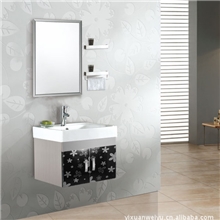 佛山意轩厂家批发0.6米彩色不锈钢浴室柜特价卫浴柜促销YX-C01