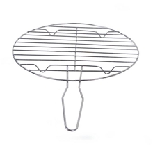 电镀烧烤架圆形烤架手把架