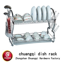 沥水碗架批发创意金属工艺创奇五金厂专业生产