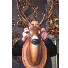 创意树脂工艺家居装饰鹿头挂饰墙壁装饰架鹿头挂件装饰爆款