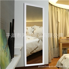 天鸿欧式风格试衣镜子穿衣镜落地镜全身镜挂壁镜靠墙镜零售S0009