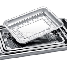 供应彩塘不锈钢方盘批发不锈钢方盘水果盘系列