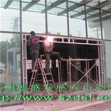 苏州钢化玻璃门，苏州钢化地弹门