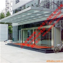 【30年结构主业】制作安装Q235材钢结构玻璃雨棚