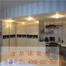 广东现代时尚卧室入墙整体移门衣柜板式实木家具家居品牌加盟定做