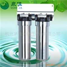 供应10寸双级净水器、管道式净水器、304不锈钢厨房净水器、