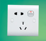 松本c3单相二极及三极带开关插座墙壁插座五孔插座插座批发