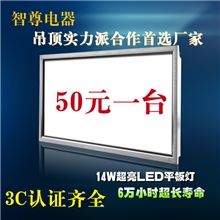 LED平板灯LED灯长面板灯LED灯集成吊顶LED面板灯厂家直销批发