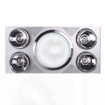 集成吊顶浴霸吊顶电器换气照明取暖四灯三合一卫生间电器市场热卖