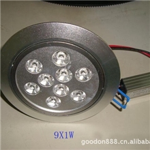 供应天花板LED灯9X1W