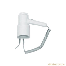 批发供应白色塑料外壳壁挂式电吹风机(厂家直销，1台起批)