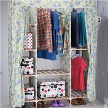 简易实木衣柜布衣柜类折叠式简易衣柜布衣柜实木双人宜家厂家供应