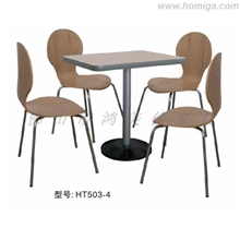 广东快餐桌椅，餐厅家具厂家，佛山鸿美佳弯曲木餐椅餐桌工厂批发