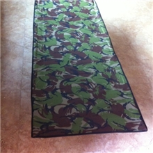 折叠床午休床行军床办公室午休床沙滩床中国迷彩双层豪华型