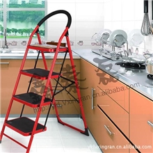 鑫泰磊加强加固折叠梯钢管梯子四步梯子家用梯子4步梯