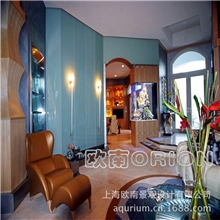 上海鱼缸海水鱼缸大型水族箱鱼缸批发生态鱼缸