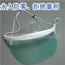 永久防雾透明口罩餐饮卫生食品加工口罩塑料环保口罩