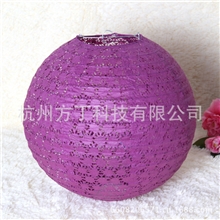灯笼纸灯笼镂空灯笼婚庆装饰灯笼，彩色灯笼40cm品质高批发
