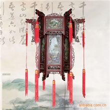 华洋宫灯，灯笼，木雕仿古宫灯--胶片宫灯