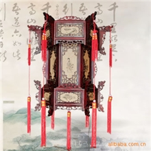 华洋宫灯，灯笼，木雕宫灯，仿古宫灯-三层羊皮宫灯