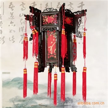 华洋宫灯，灯笼，木雕宫灯，仿古宫灯--二层羊皮宫灯