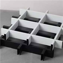 厂家批发木纹铝格栅铝方通型材