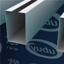 黑色铝方通吊顶铝通厚度