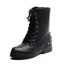 2013欧美新品真皮平底马丁靴秋冬靴单靴短靴女靴子A8035