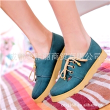 批发2012春款单鞋平底韩版休闲鞋大码女鞋子学生鞋