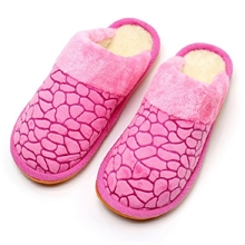 aslipper爆款石头纹棉拖鞋秋冬季男女情侣家居鞋厚底防滑