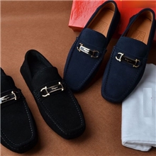 外贸真皮休闲时尚男鞋船鞋乐福鞋外贸英伦鞋牛皮豆豆鞋男鞋批发