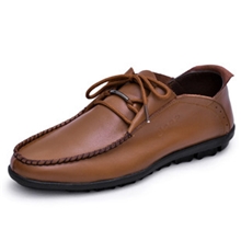 【厂家直销】一件代发手工皮鞋头层牛皮驾车鞋休闲皮鞋商务男鞋