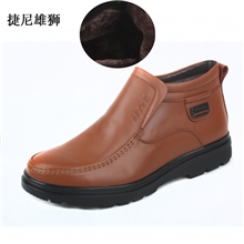 厂家直销批发男鞋棉鞋秋冬男士休闲加棉鞋真皮棉靴保暖棉鞋