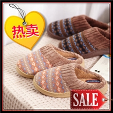 加厚棉拖室内棉鞋居家拖鞋秋冬季时尚家居厚底木地板棉拖鞋批发