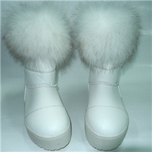 冬季爆款仿狐狸毛经典时尚款库存雪地靴|保暖女士雪地靴棉靴