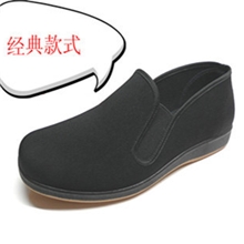 新款正品老北京布鞋男款黑色工作鞋软底休闲开车必备支持混批